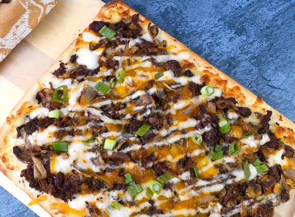 Steak Shaker Pizza - Item # 1208 - Dave's Fresh Marketplace Catering RI